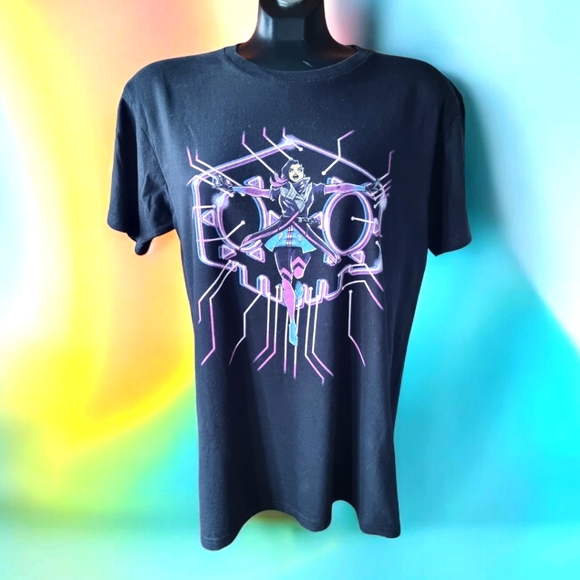 Blizzard Entertainment Overwatch Sombra Black Unisex T-Shirt - Picture 1 of 6